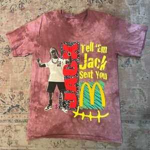 travis scott cactus jack mcdonald’s tee